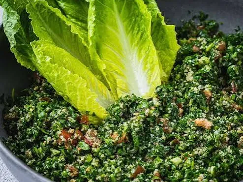 Taboulé libanais au persil et boulgour